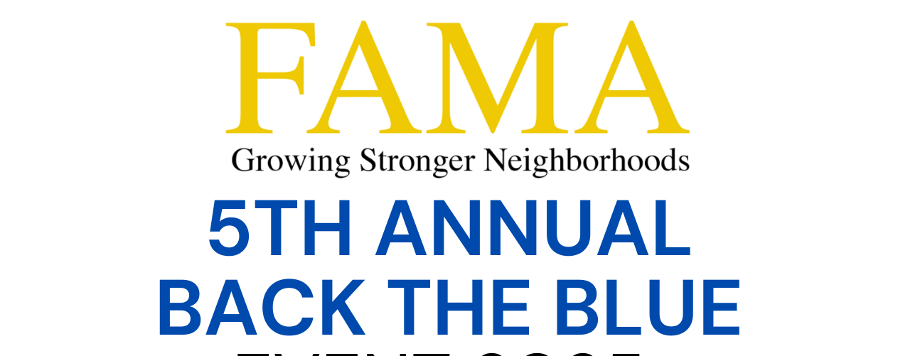 FAMA's 5th Annual Back the Blue Event
